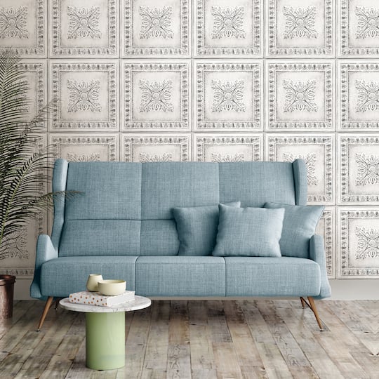 NuWallpaper Reclaimed Tin Peel & Stick Wallpaper